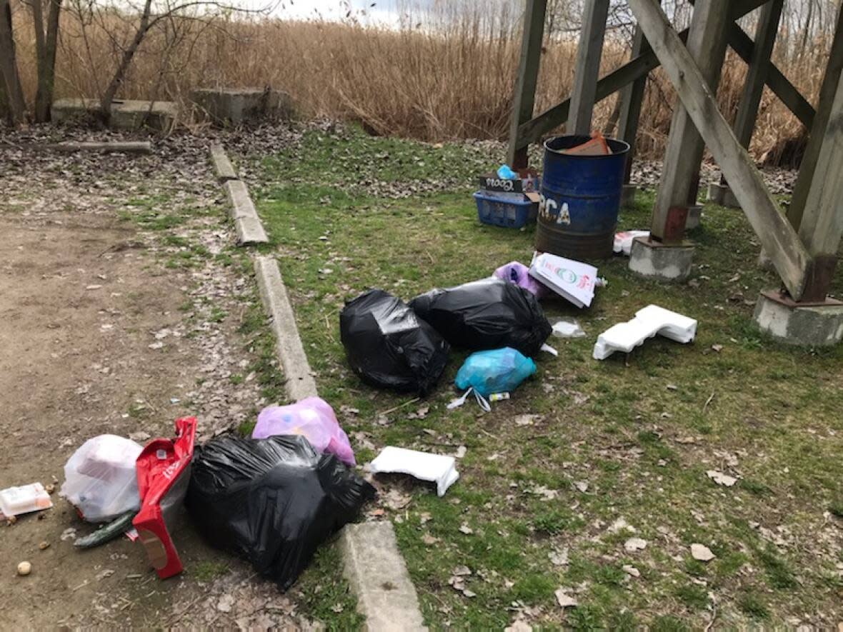 The campaign's call to action is 'Be Responsible For Your Waste.' It aims to draw attention to the consequences of illegal dumping and littering. (ERCA/Twitter - image credit)