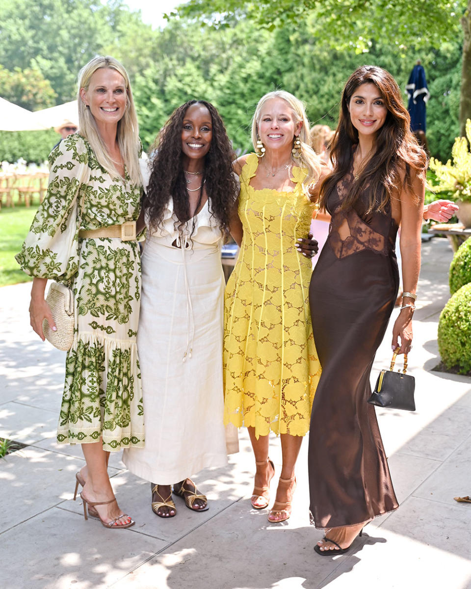 Molly Sims, Nyakio Grieco, Pia Whitesell at Thirteen Lune x MYTHERESA Host a Hamptons Luncheon