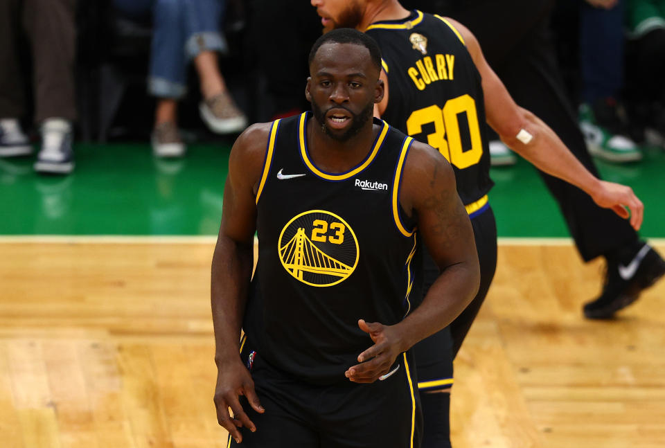 Golden State Warriors star Draymond Green knows he hasn't played well in the NBA Finals. (Photo by Elsa/Getty Images)