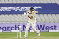 England's Ben Stokes during the first day of the second cricket Test match between England and West Indies at Old Trafford in Manchester, England, Thursday, July 16, 2020. (AP Photo/Jon Super, Pool)