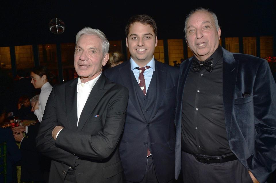 Simon Reuben, Jamie Reuben and David Reuben at a London charity ball in 2013. Brothers Simon and David Reuben founded Reuben Brothers which earlier this year bought The Chesterfield, one of Palm Beach’s historic boutique hotels, for $42 million.