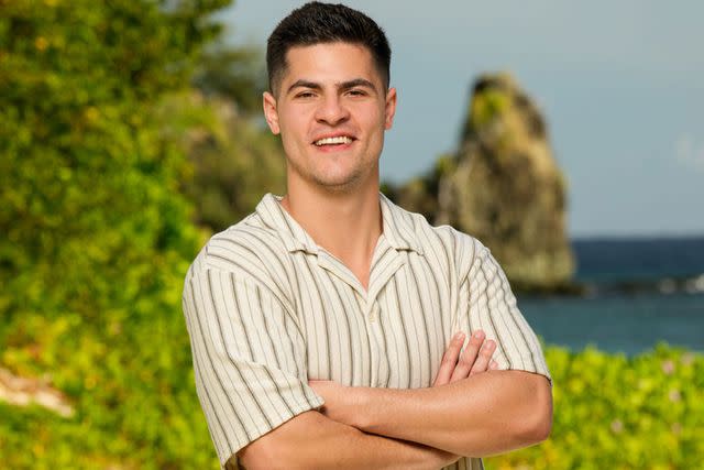 <p>Robert Voets/CBS</p> 'Survivor 47' contestant Sam Phelan