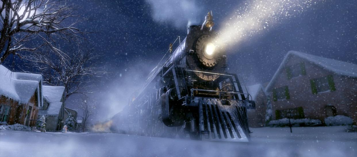 A scene from the computer animated motion picture "The Polar Express".