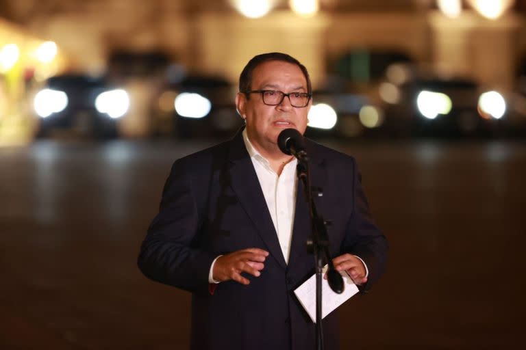 El primer ministro de Perú, Alberto Otárola. POLITICA MINISTERIO DE DEFENSA DE PERÚ