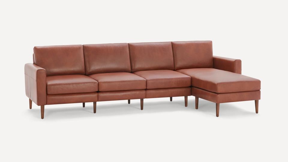 leather sectional