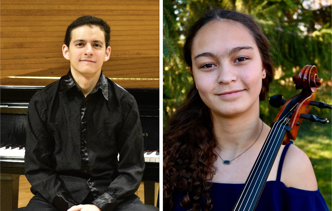 The New Albany Symphony Orchestra's concerts on Saturday and Sunday will feature the symphony's 2024 Student Concerto Competition winners, Alejandro Orta and Sonya Moomaw.