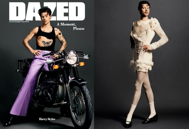 Harry Styles Dazed shoot: Singer wears dresses and heels in magazine