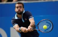 Tennis - Aegon Championships - Queen’s Club, London, Britain - June 25, 2017 Croatia's Marin Cilic in action during the final against Spain's Feliciano Lopez Action Images via Reuters/Tony O'Brien