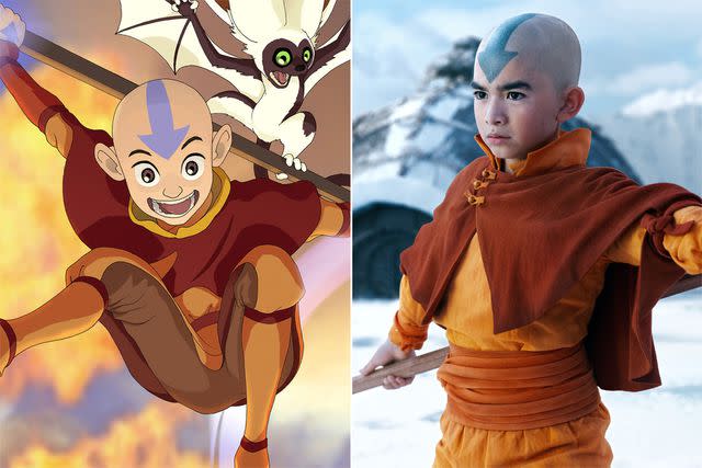 Nickelodeon; ROBERT FALCONER/NETFLIX Gordon Cormier as Aan in 'Avatar: The Last Airbender'