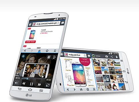 ▲Dual Browser多視窗功能，是LG G Pro 2主打的功能之一。