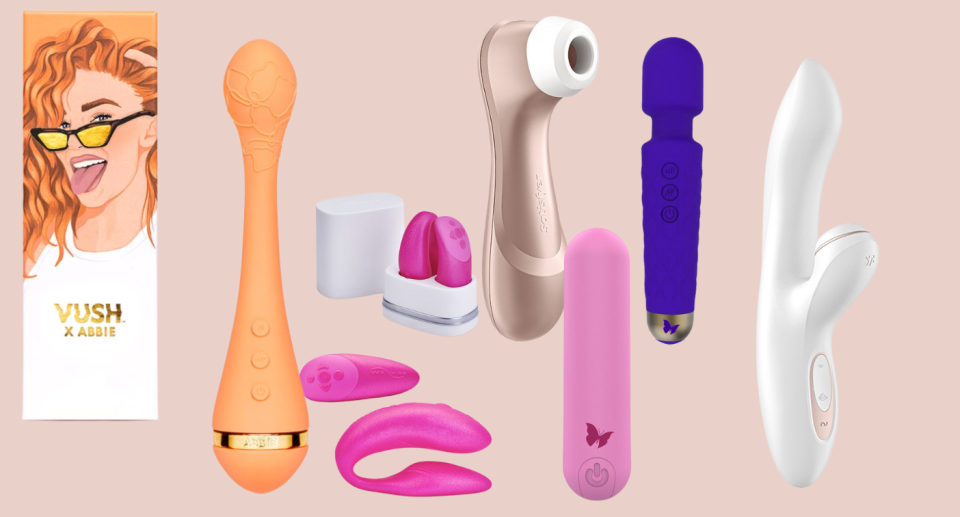 A selection of toys from Wild Secrets on a beige background