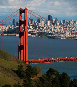 golden gate bridge north tower...