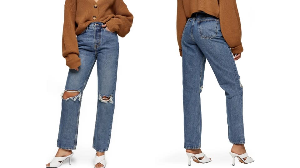 Topshop Ripped Dad Jeans - Nordstrom, $56 (originally $80)