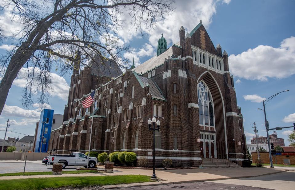 The Scottish Rite Cathedral, 400 NE Perry Avenue, has undergone extensive renovations and updates under the guidance of developer Kim Blickenstaff.