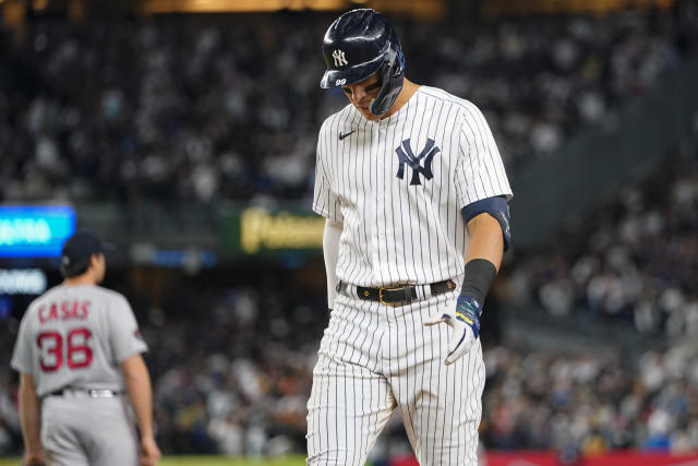 Aaron Judge comes up just short of tying record, but Yankees walk-off Red  Sox, clinch playoff berth - CBS New York