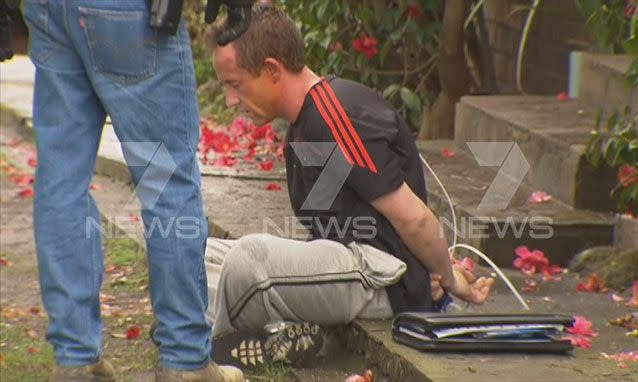 The 33-year-old man was charged with  attempted murder, aggravated burglary and assault-related offences. Picture: 7 News
