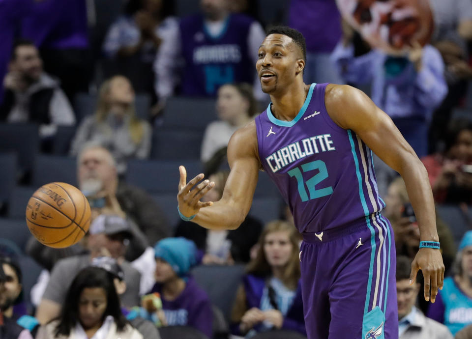 Like most of his recent stops, things just didn’t work out for Dwight Howard in Charlotte. (AP)