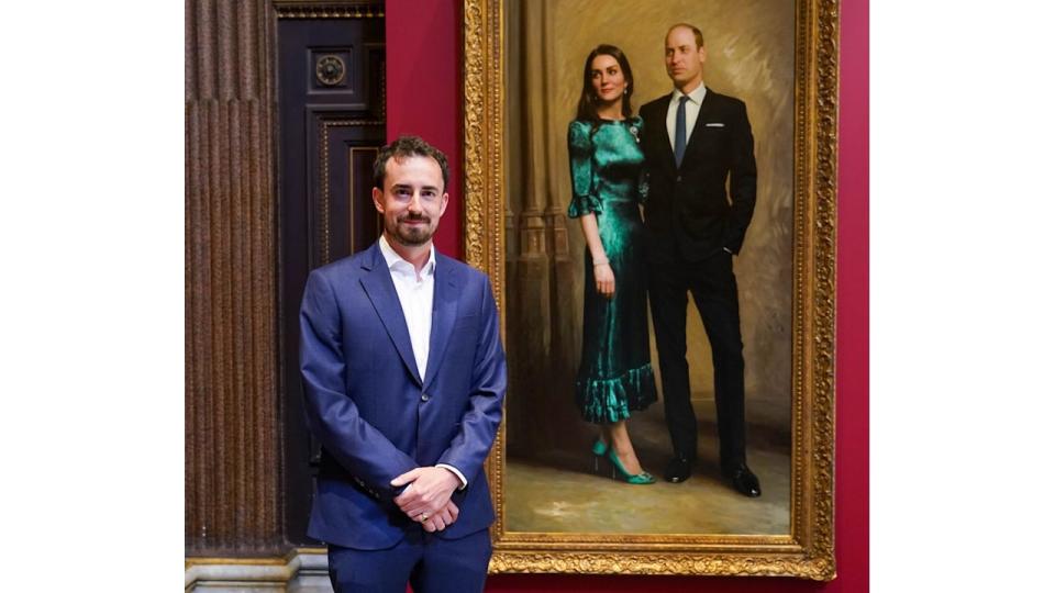 Jamie Coreth's portrait of William and Kate