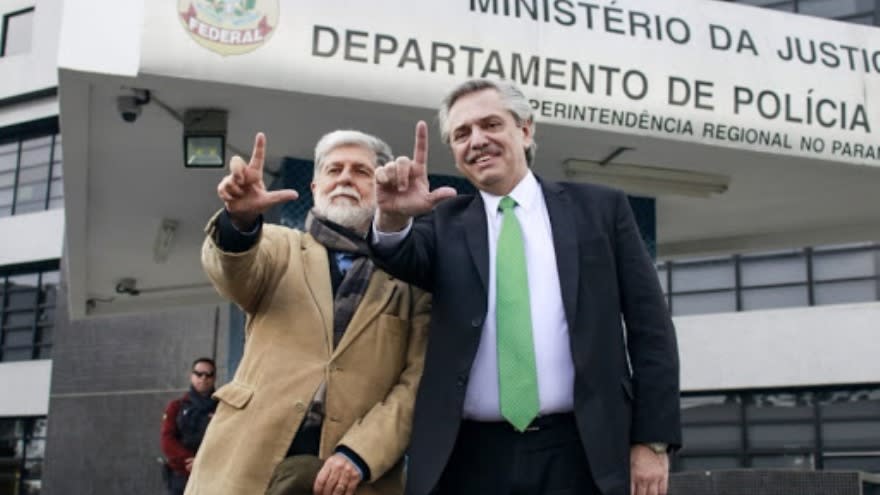 Alberto Fernández fue el único presidente que visitó a Lula en prisión y espera que ese gesto le juegue a favor si triunfa el líder del PT