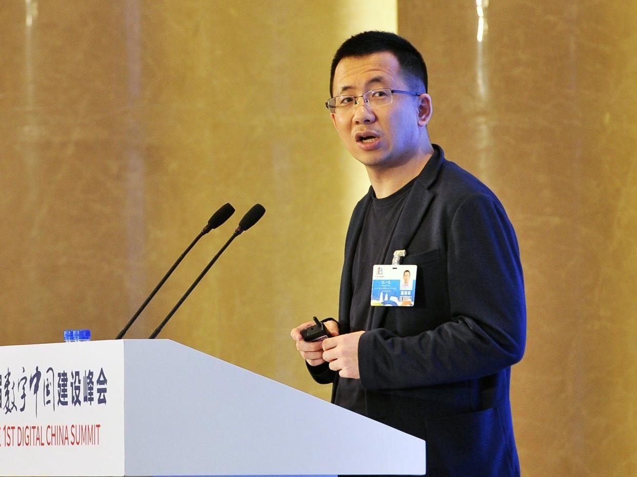 bytedance ceo zhang yiming