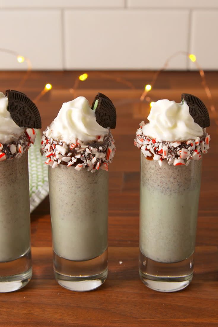 Holiday Milkshake Shooters