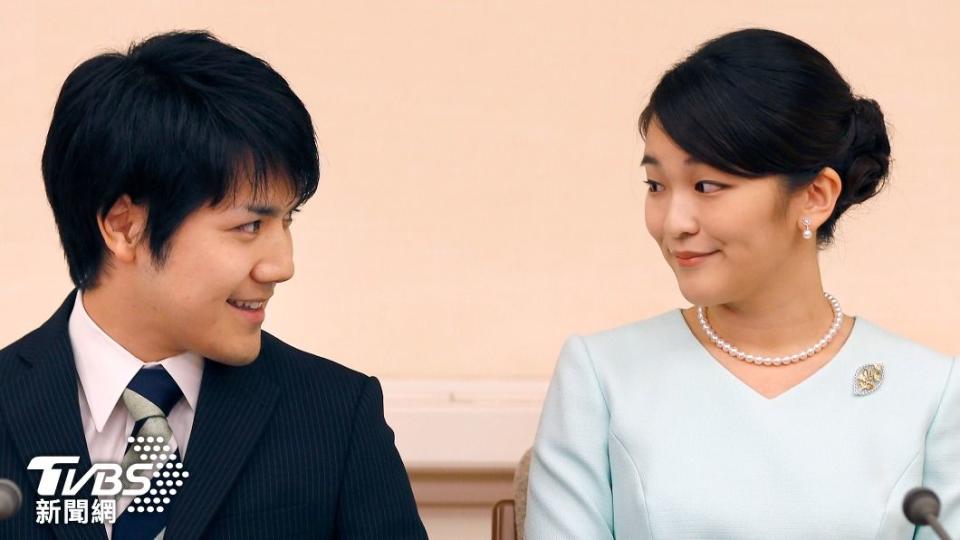日媒指出，兩人的婚事也是導致秋篠宮家支持度下滑的原因。（圖／達志影像美聯社）