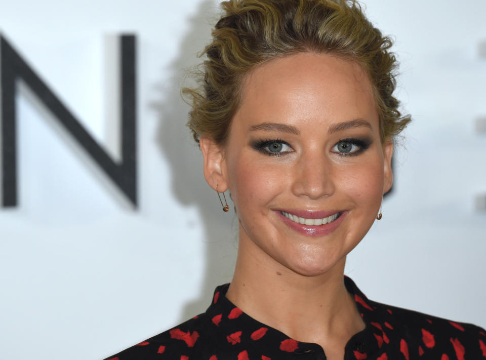 Jennifer Lawrence at the premiere for "Passengers"