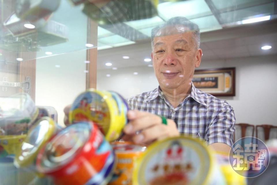 東和食品總經理吳宗賢勇於開發新產品，提供消費者更多元選擇。