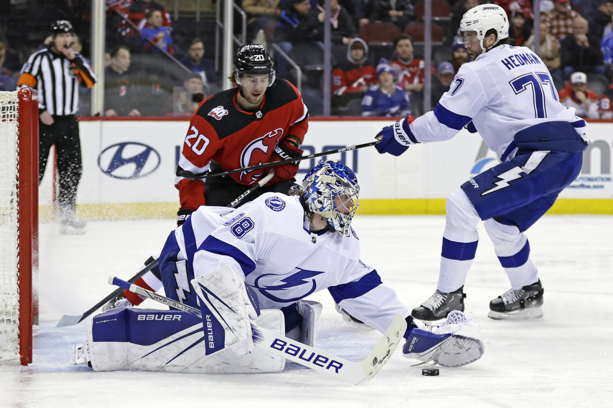 Stanley Cup Playoffs: Tampa Bay Lightning fight hard for Game Four victory  over Devils