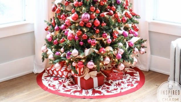 Christmas Tree Decoration Ideas - Rainbow Tree