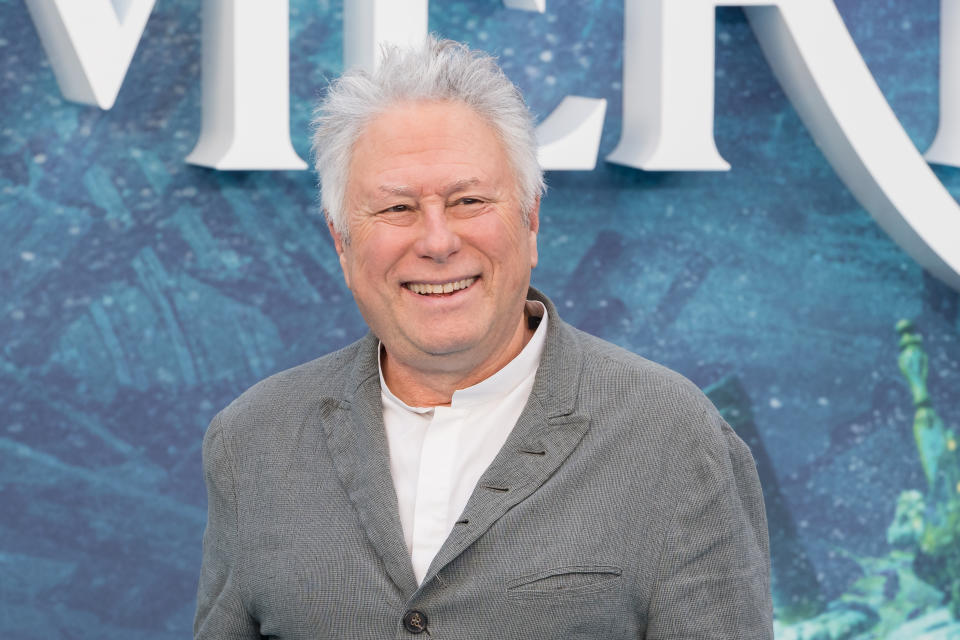 LONDON, UNITED KINGDOM - MAY 15: Composer Alan Menken attends the UK premiere of Disney's 'The Little Mermaid' at Odeon Luxe Leicester Square in London, United Kingdom on May 15, 2023. (Photo by Wiktor Szymanowicz/Anadolu Agency via Getty Images)