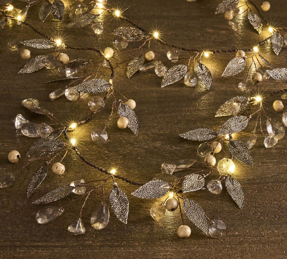 <p><a href="https://go.redirectingat.com?id=74968X1596630&url=https%3A%2F%2Fwww.potterybarn.com%2Fproducts%2Frustic-leaf-string-lights%2F&sref=https%3A%2F%2Fwww.veranda.com%2Fshopping%2Fg41497590%2Fluxury-christmas-decorating-ideas%2F" rel="nofollow noopener" target="_blank" data-ylk="slk:Shop Now;elm:context_link;itc:0;sec:content-canvas" class="link rapid-noclick-resp">Shop Now</a></p><p>Rustic Leaf String Lights</p><p>potterybarn.com</p><p>$59.00</p>