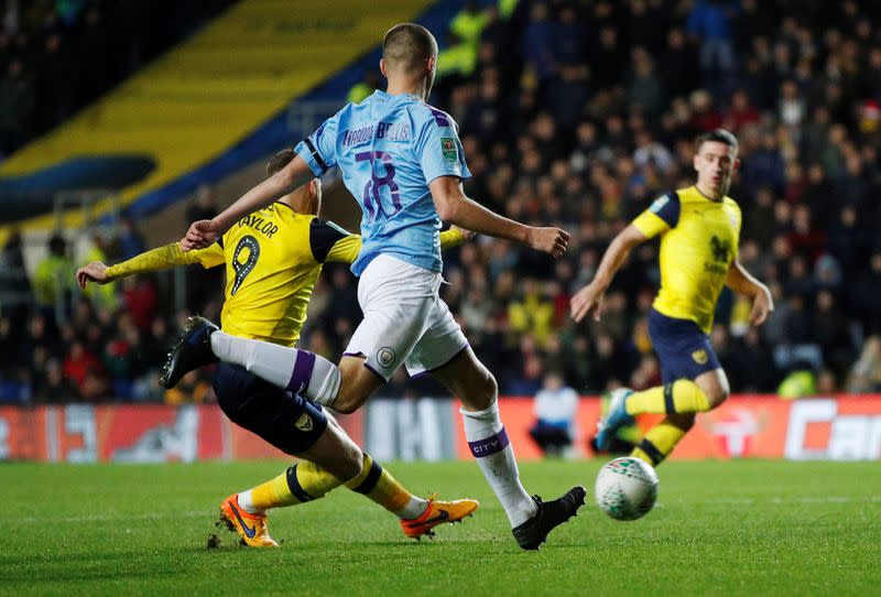 Carabao Cup - Quarter Final - Oxford United v Manchester City