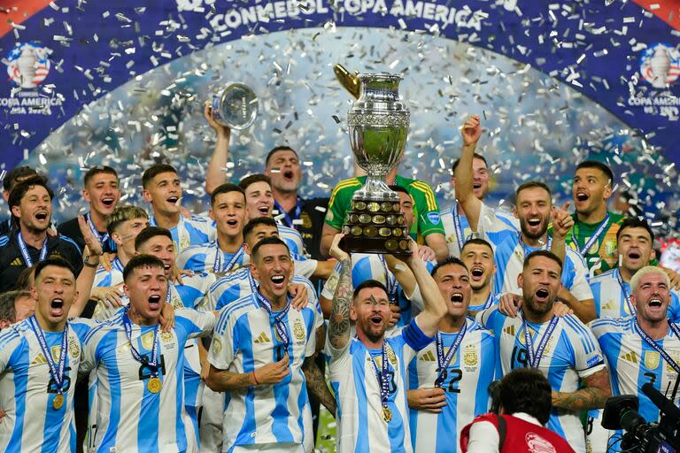 La selección argentina le ganó a Colombia y se consagró campeón continental
