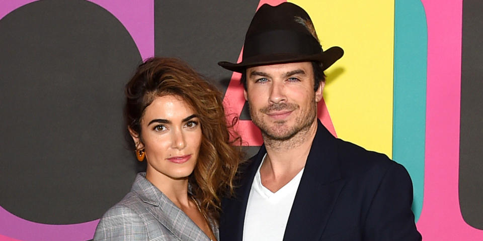 Nikki Reed and Ian Somerhalder at the ESCADA SS19 show at the Park Avenue Armory on Sept. 9, 2018 in New York City. (Jamie McCarthy/Getty Images for ESCADA)