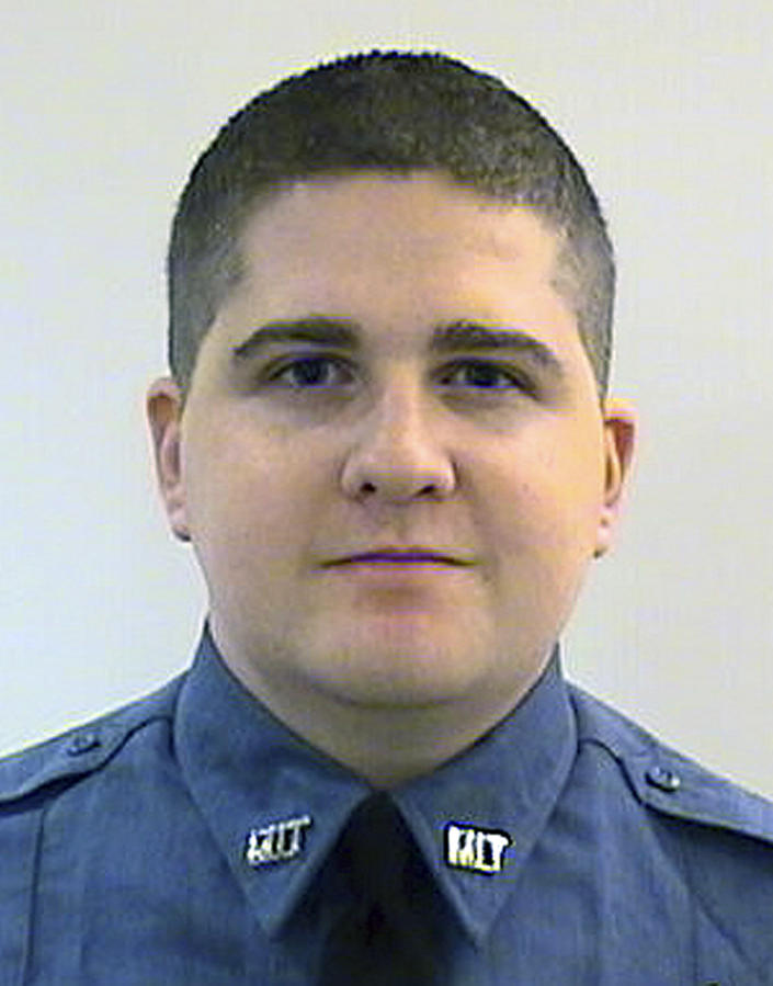 This undated file photo released by the Middlesex District Attorney's Office shows Massachusetts Institute of Technology Police Officer Sean Collier, of Somerville, Mass. Investigators said Collier was shot to death Thursday, April 18, 2013 on the school's campus in Cambridge, Mass., by Boston Marathon bombing suspects Tamerlan and Dzhokhar Tsarnaev in a botched attempt to obtain his gun several days after the twin explosions. During testimony Wednesday, March 11, 2015, in the federal death penalty trial in Boston of Dzhokhar Tsarnaev, MIT Police Chief John DiFava testified he told Collier to be safe about an hour before he was shot dead. Prosecutors said the Tsarnaev brothers killed Collier during an unsuccessful attempt to steal his gun. Dzhokhar Tsarnaev's lawyer said during opening statements that it was Tamerlan Tsarnaev who shot Collier.(AP Photo/Middlesex District Attorney's Office, File)