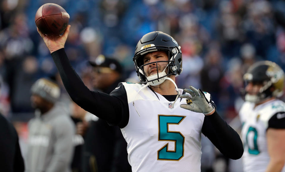 Blake Bortles stopped an intruder at a teammate’s home Wednesday night. (AP Photo/David J. Phillip, file)