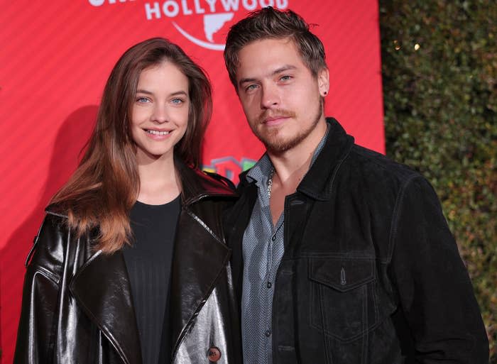 A closeup of Dylan and Barbara