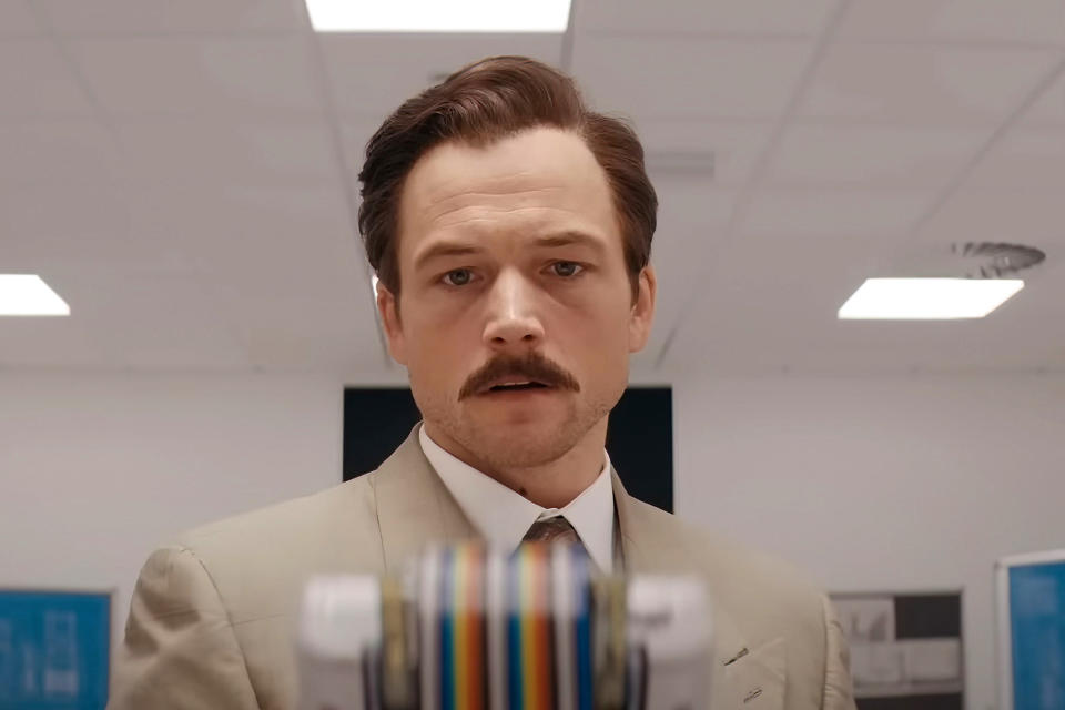 Henk Rogers (Taron Egerton) in Tetris