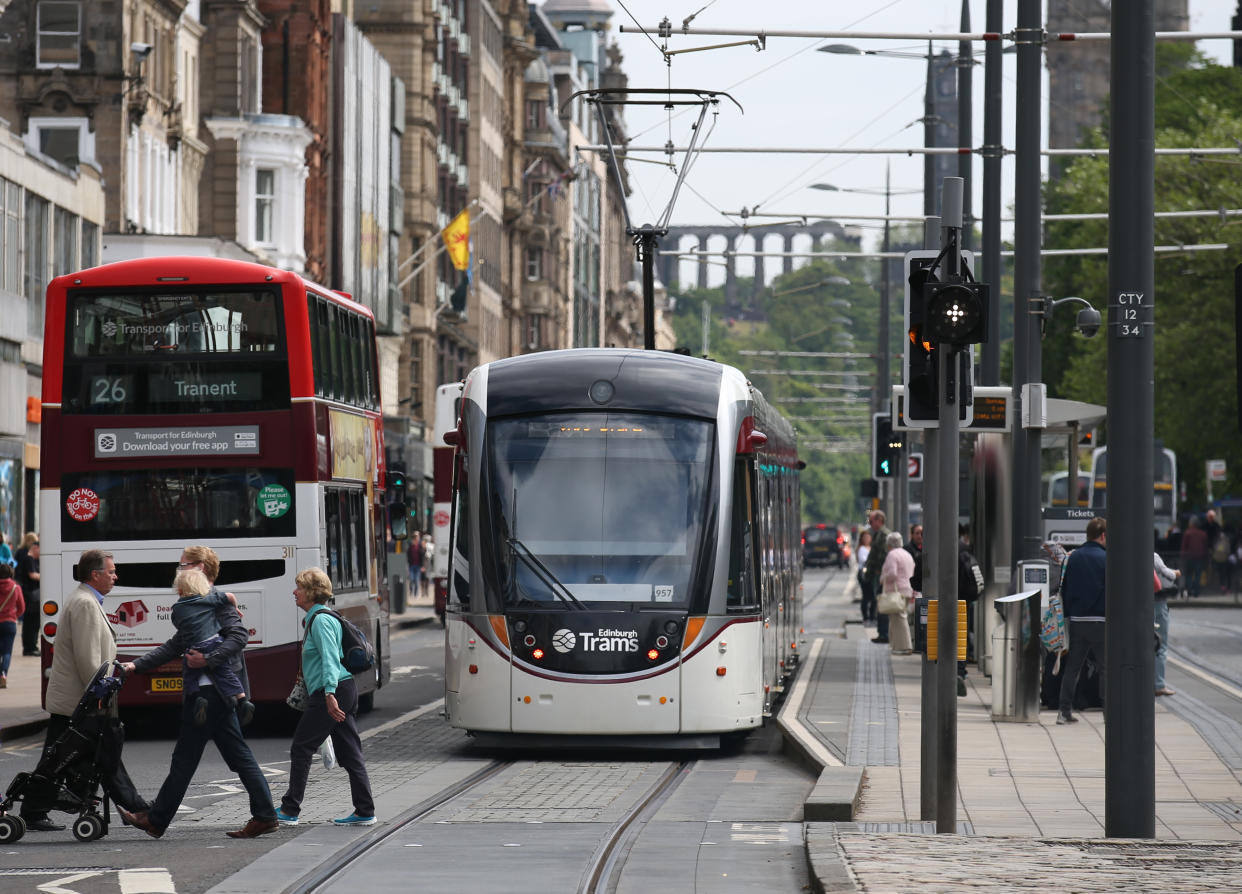 An Edinburgh tram