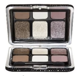 This metal framed palette comes with a mirror and is a chic, handy item to toss in your purse. The glimmery neutral shadows can be softer or punched up depending how you layer them.