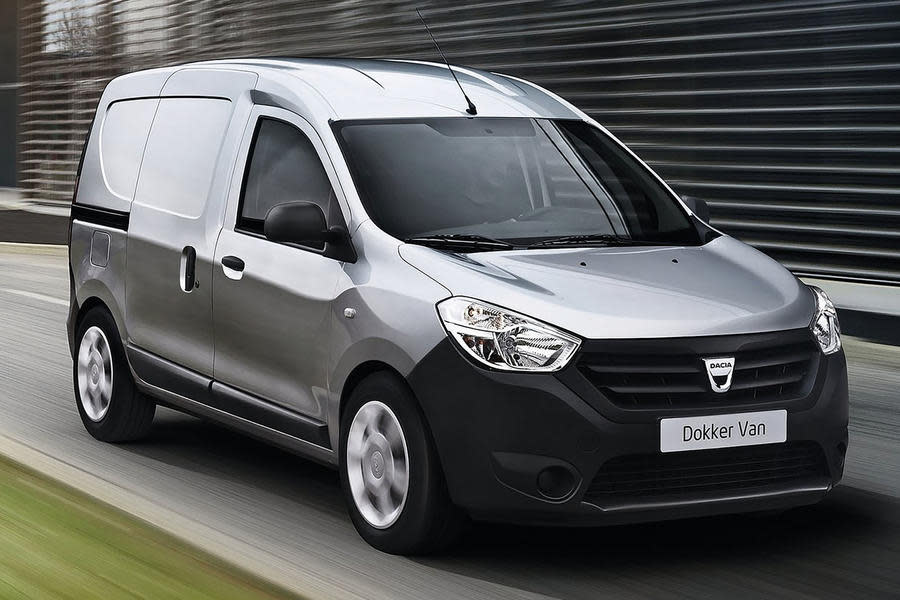 Dacia van front three quarter