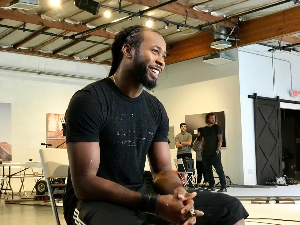 Josh Norman is no stranger to show business. Aside from his current “Taking ConTroll” venture, he was on “Dancing with the Stars: Athletes” and the short film “Shift.” (Yahoo Sports)