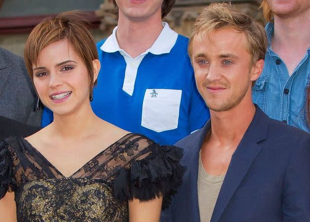 Emma Watson and Tom Felton in 2011. (Photo: Joel Ryan via Joel Ryan/AP/Shutterstock)