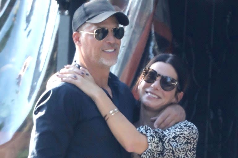 Sandra Bullock y Bryan Randall, juntos en 2017