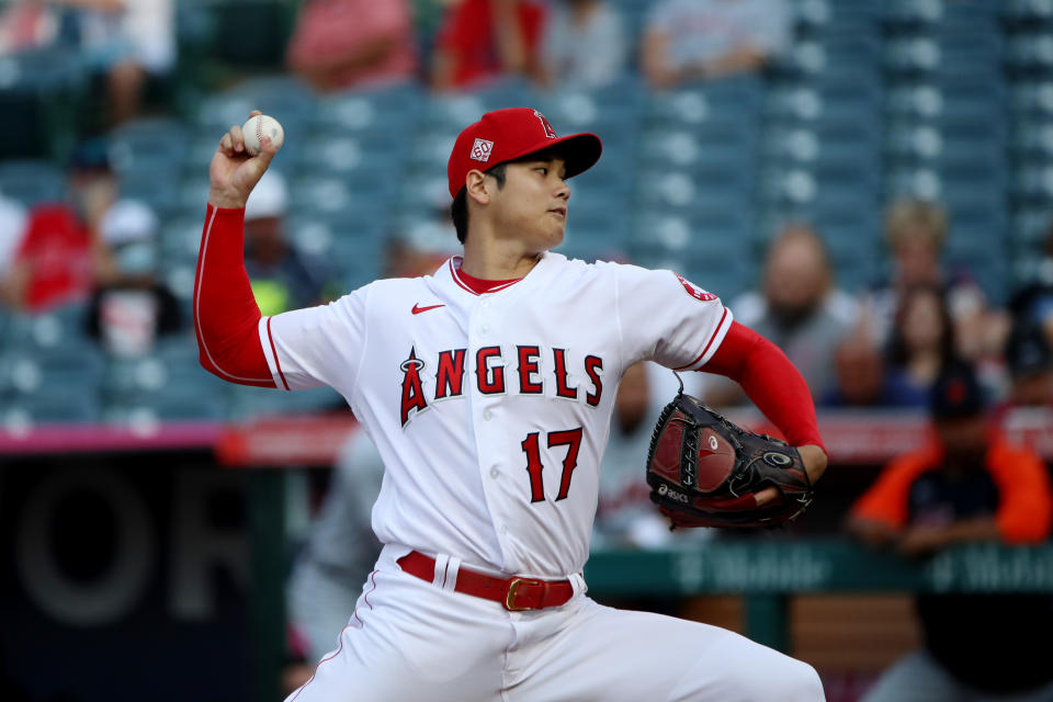 Shohei Ohtani，大谷翔平。 (Photo by Katelyn Mulcahy/MLB Photos via Getty Images)