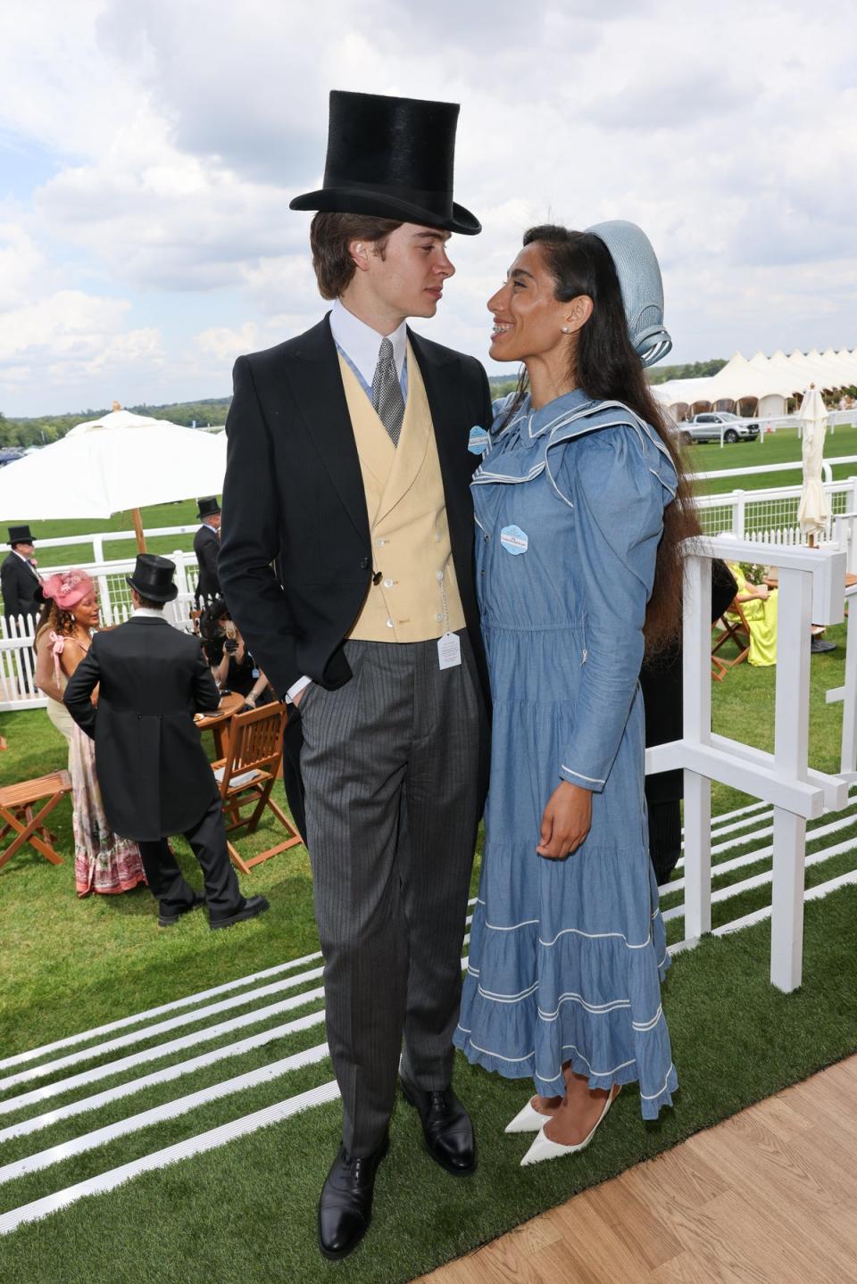 Mathias Le Fevre and Ciinderella Balthazar (Dave Benett/Getty Images for Asc)