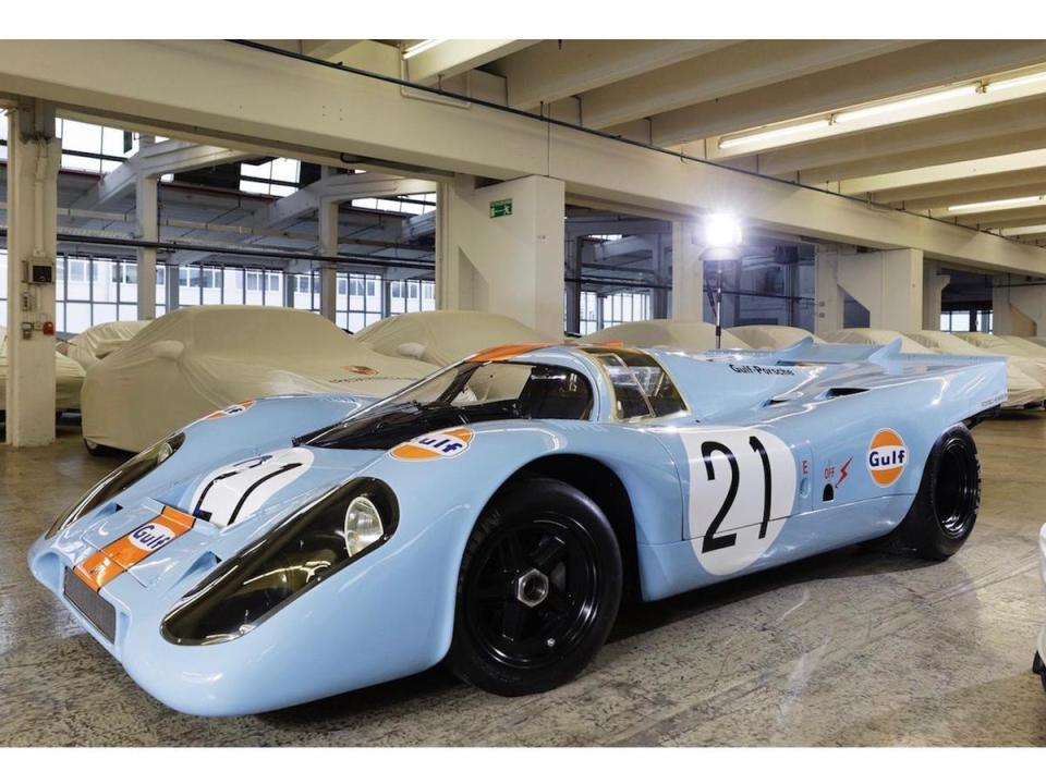 電影《極速狂飆》（Le Mans）中主角所駕駛的Porsche 917 KH。