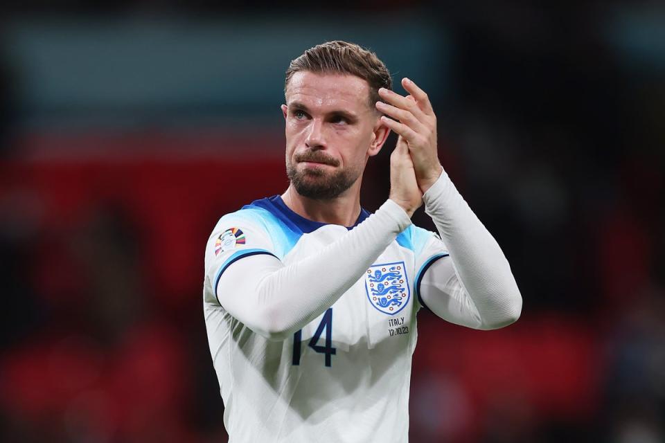 Henderson’s place in the England team is at risk ahead of the European Championships in June (Getty)