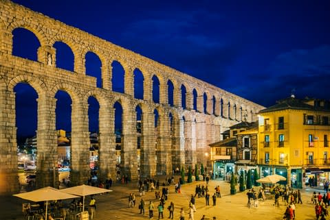 The Roman aqueduct in Segovia - Credit: istock